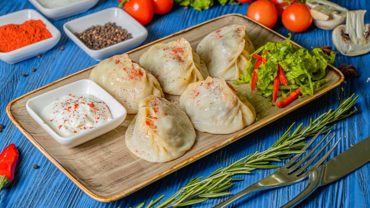Манты ручной лепки